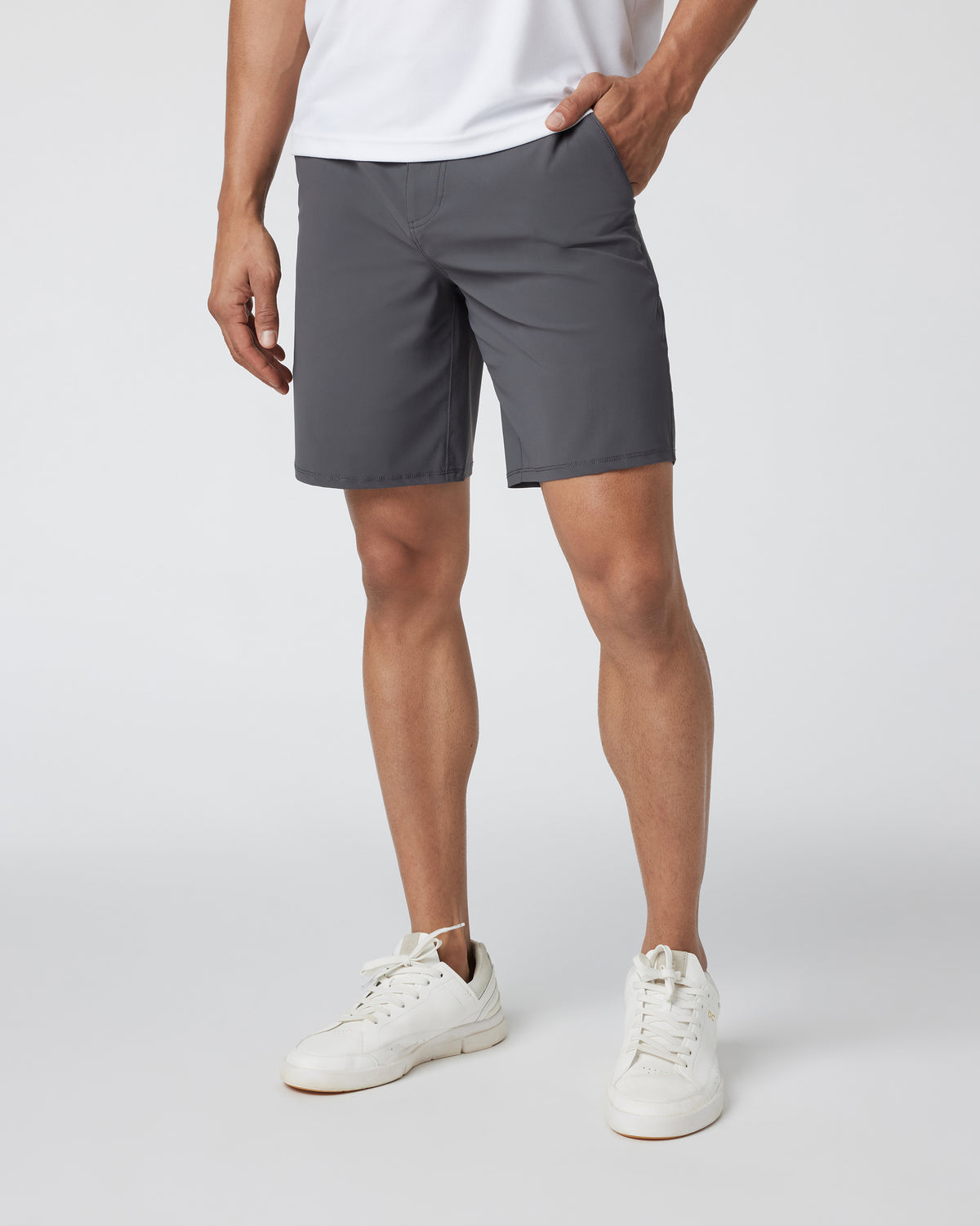 Meta Short Men's Charcoal Grey Chino Shorts
