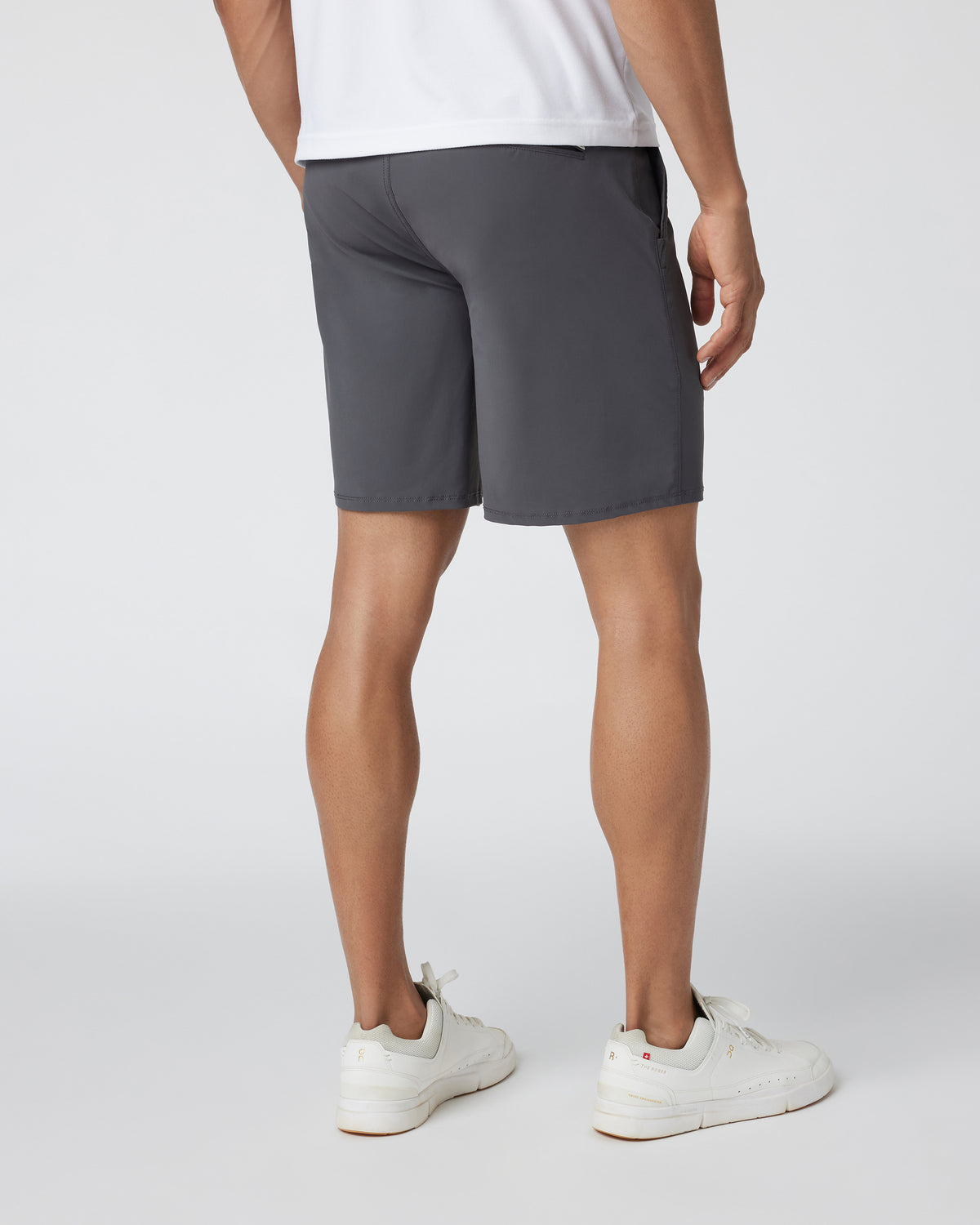 Meta Short Men's Charcoal Grey Chino Shorts - Image 3
