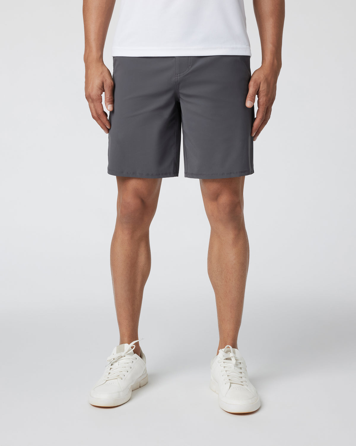 Meta Short Men's Charcoal Grey Chino Shorts - Image 5