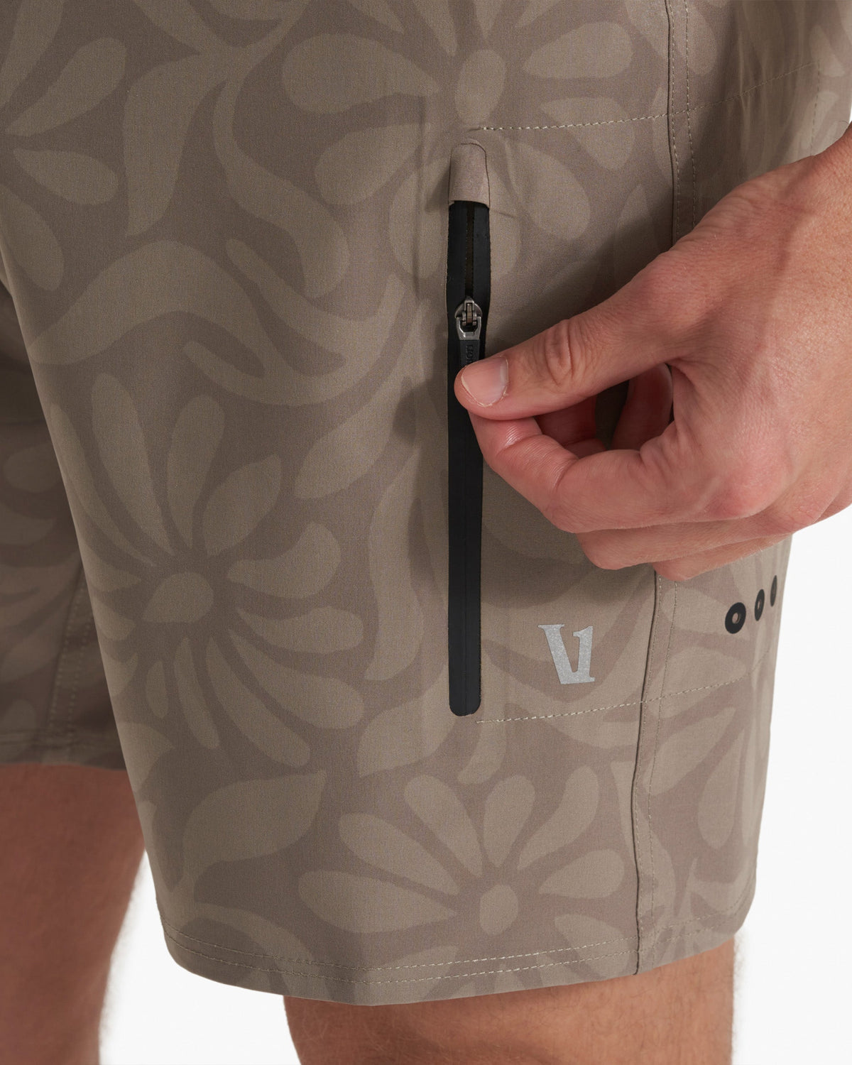 Infinity Boardshort Men's Taupe Big Samba Boardshorts - Image 2