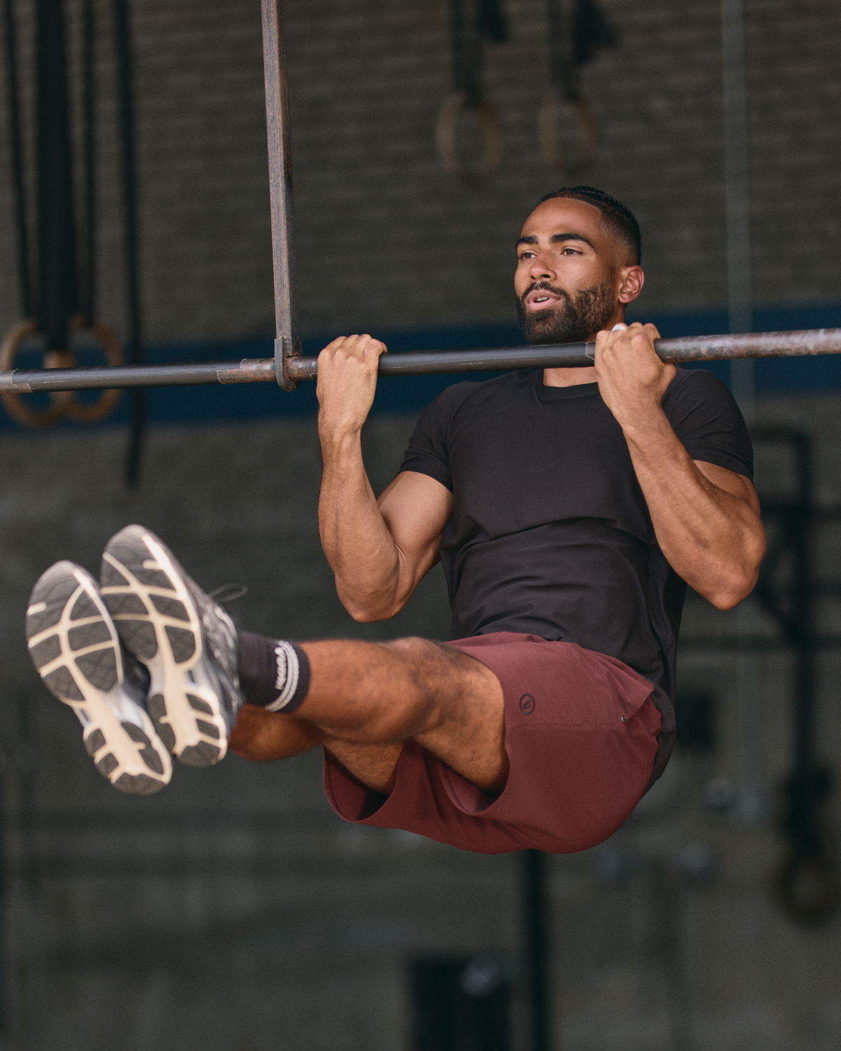 Elevate Kore Short Lined 7" Men's Burgundy Shorts