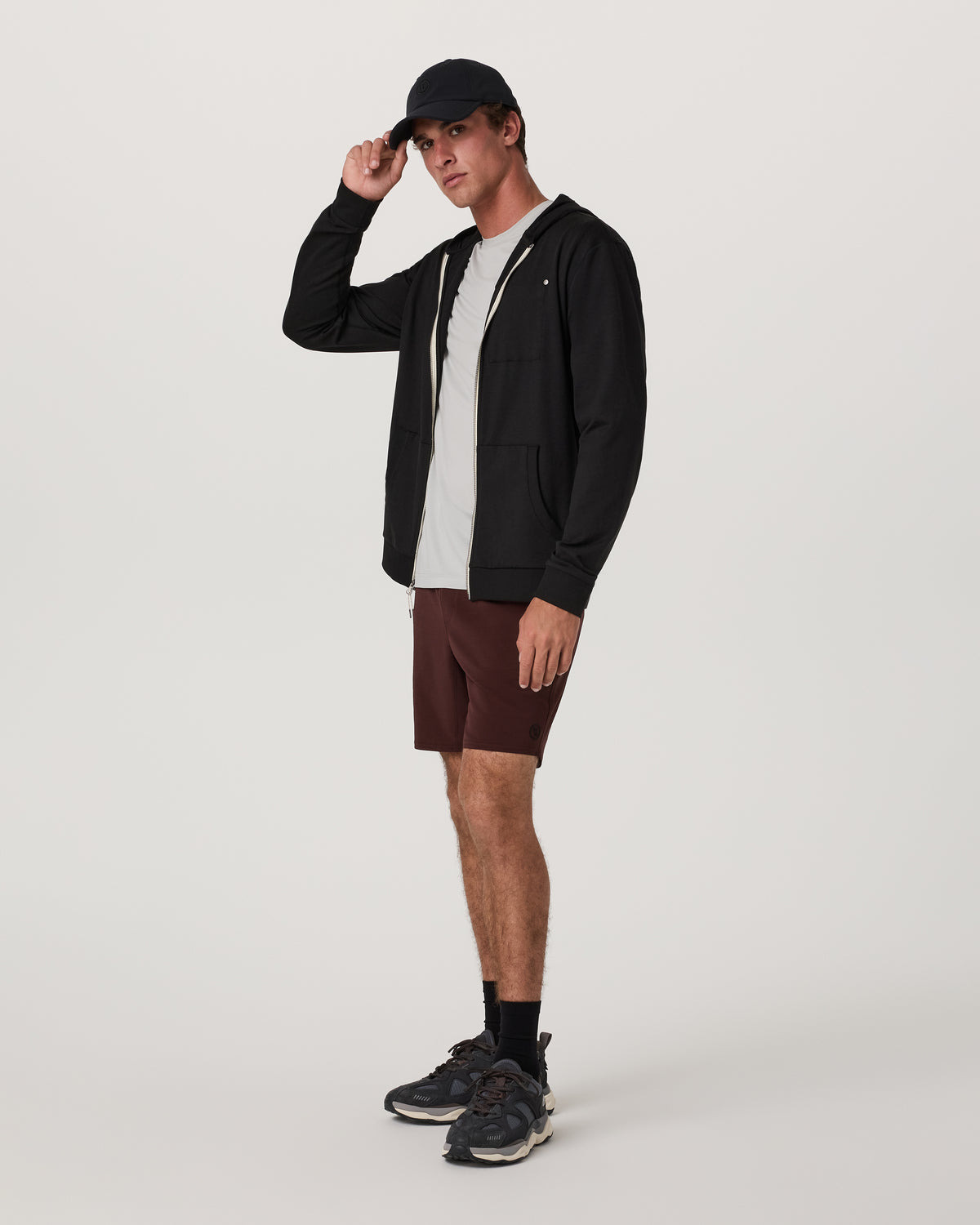 Elevate Kore Short Lined 7" Men's Burgundy Shorts - Image 5