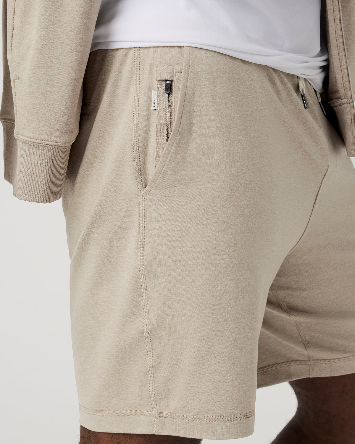 Ponto Performance Short 7" Men's Truffle Heather Shorts - Image 2