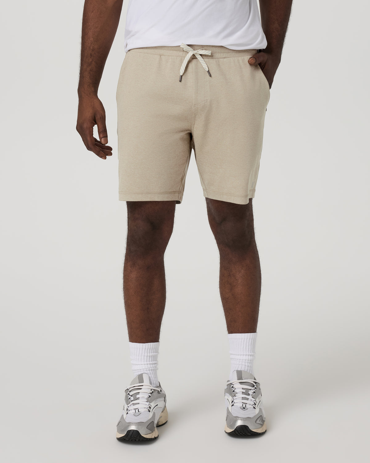 Ponto Performance Short 7" Men's Truffle Heather Shorts - Image 5