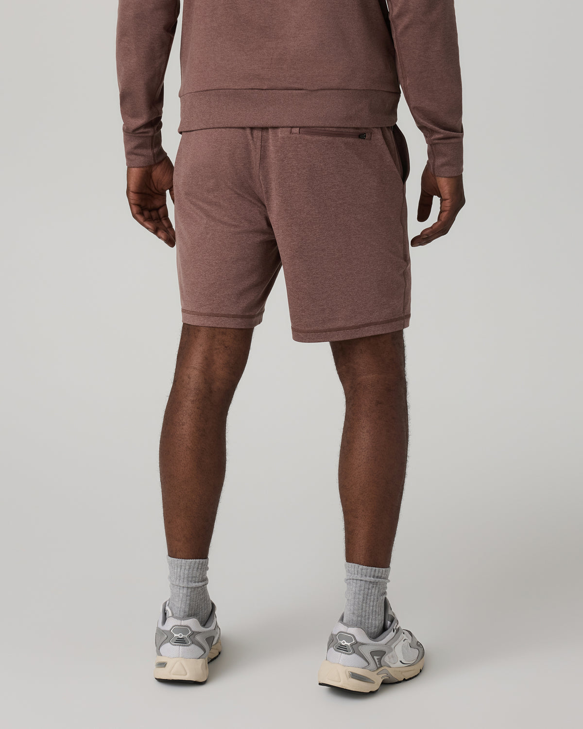 Ponto Performance Short 7" Men's Sable Heather Shorts - Image 4