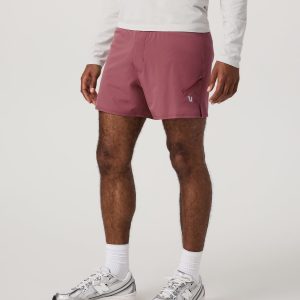 Qualify Short Lined 5" Men's Berry Performance Shorts