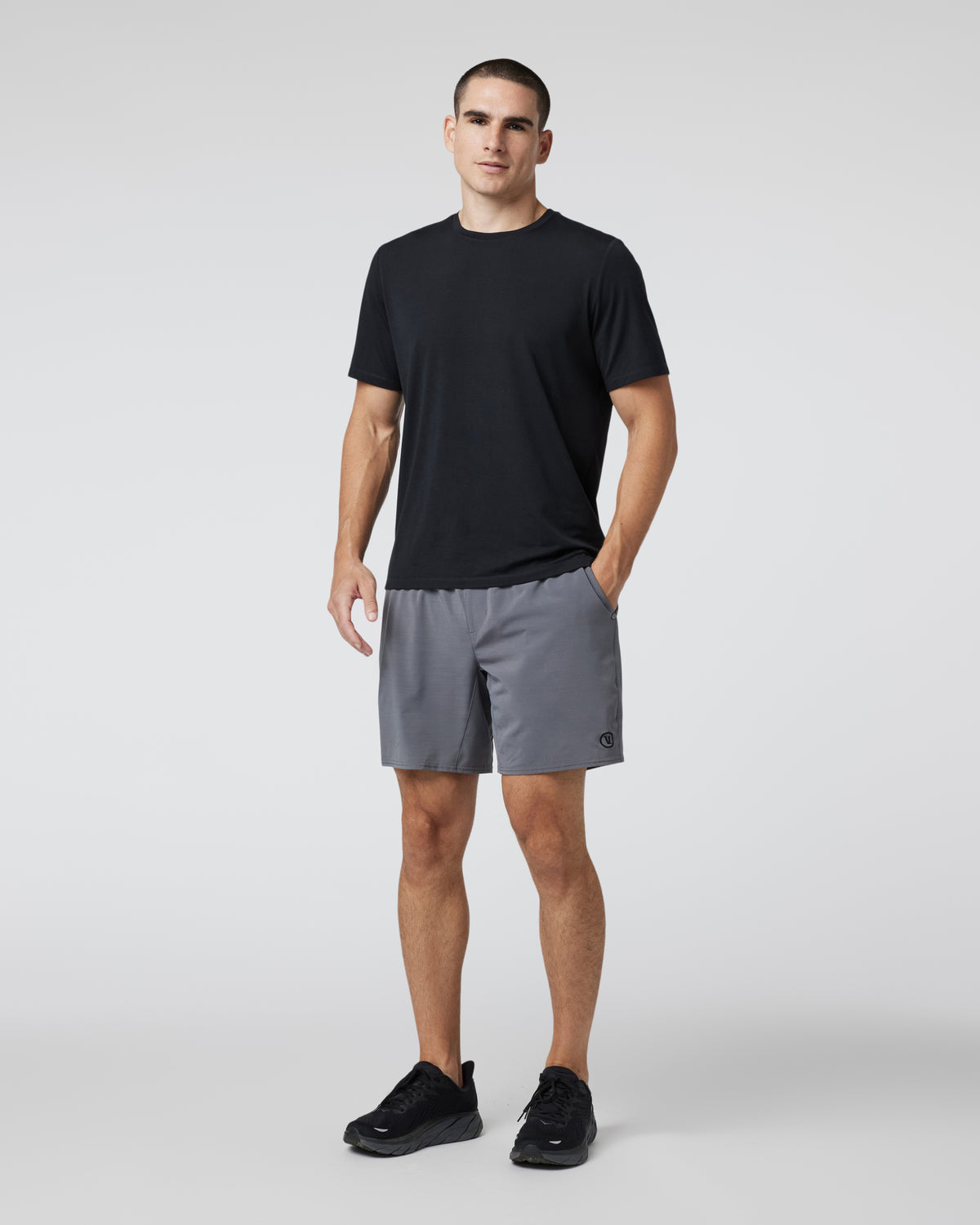 Elevate Kore Short Lined 7" Men's Zinc Performance Shorts - Image 4