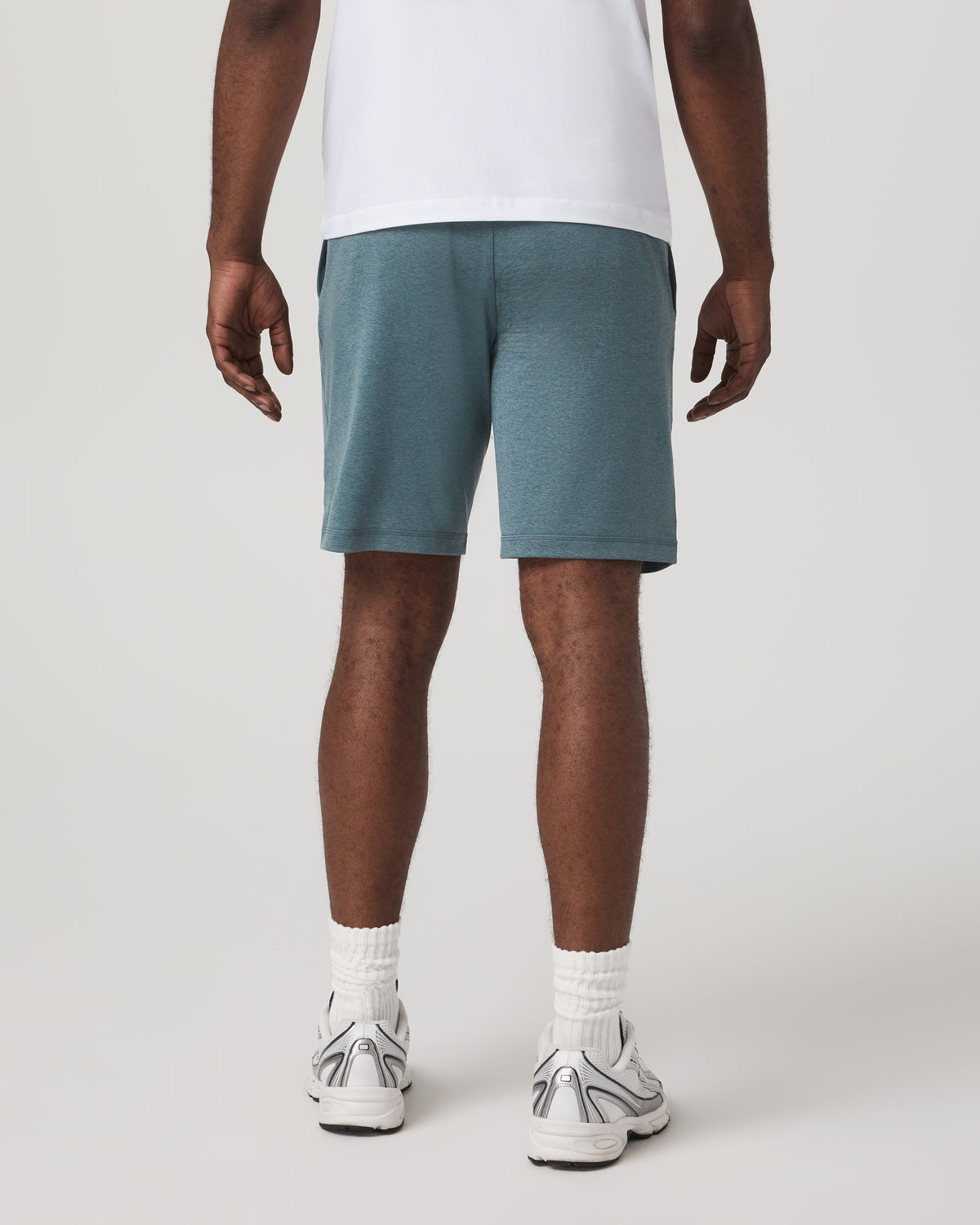 Men's Sunday Performance Short 8" Blue Sea Heather - Image 5