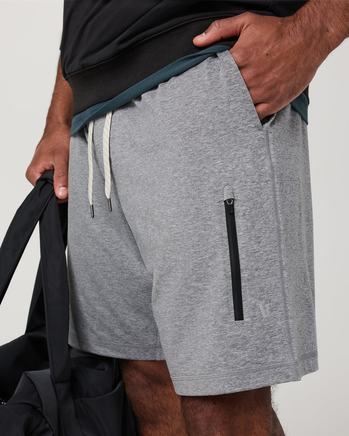 Sunday Performance Short 8.5" Grey Heather