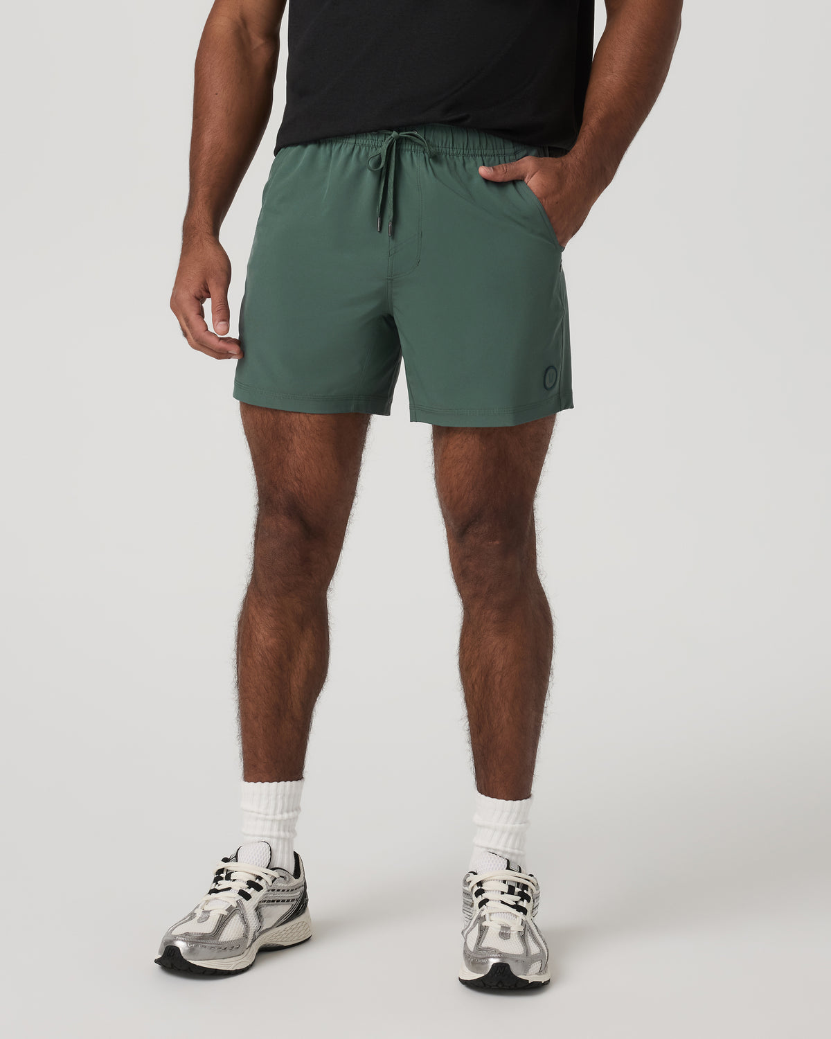 Kore Short Unlined 5" Men's Agate Green Athletic Shorts - Image 2