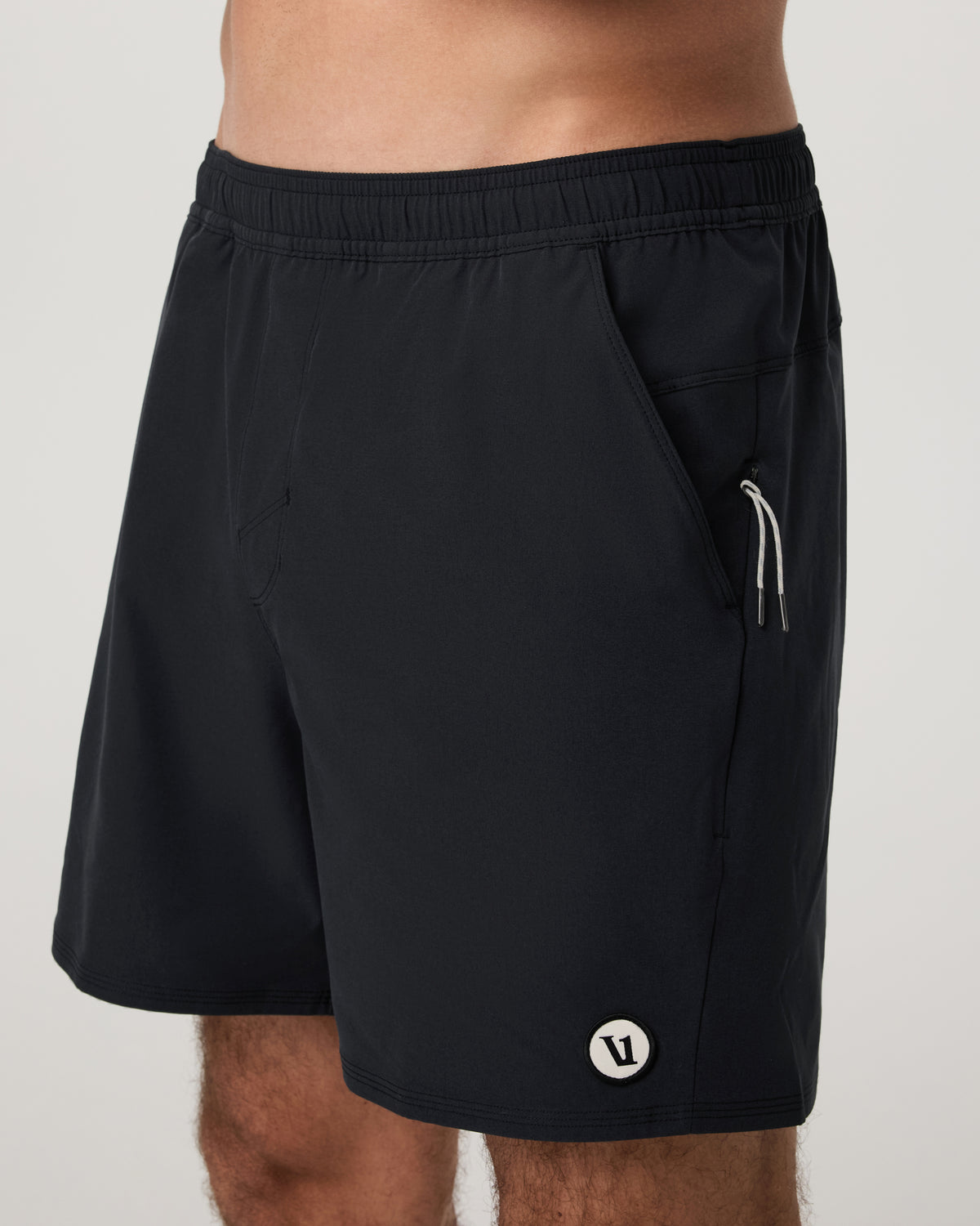 Maverick Volley Short Lined Men's Black Swim Shorts - Image 2