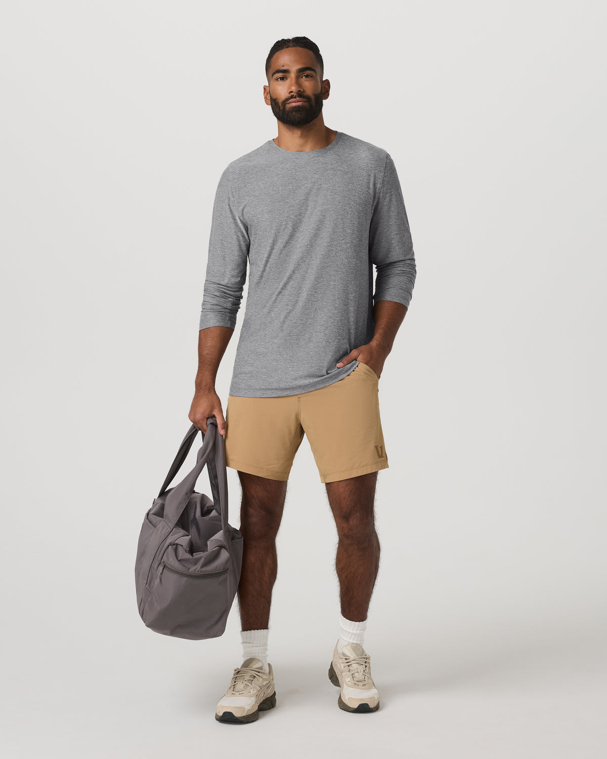 HardKore Short Lined 7" Men's Burlap Performance Shorts - Image 4