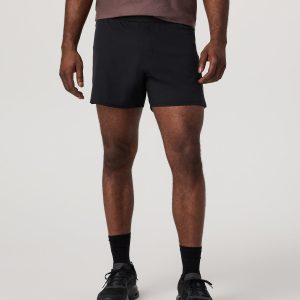 Qualify Short Lined 5" Men's Black Performance Shorts