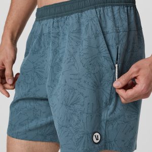 Maverick Volley Short Light Deep Sea Water Lily