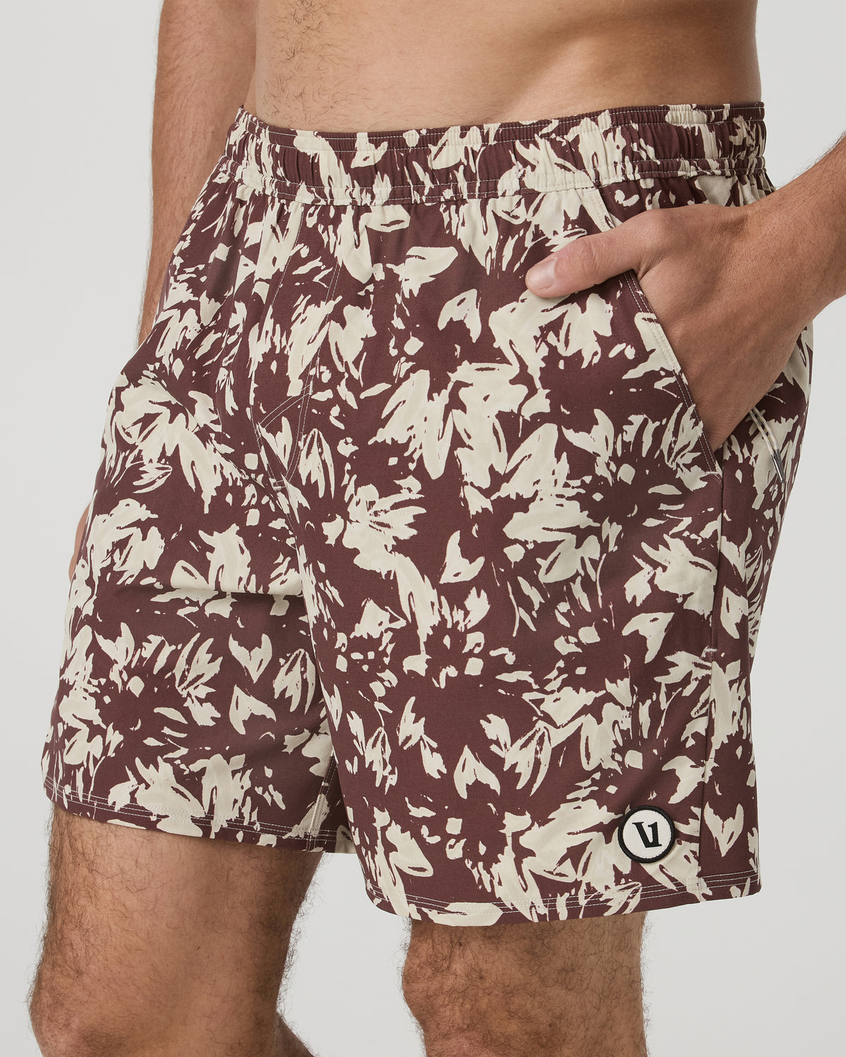 Maverick Volley Short Lined Sable Maui Hybrid Shorts
