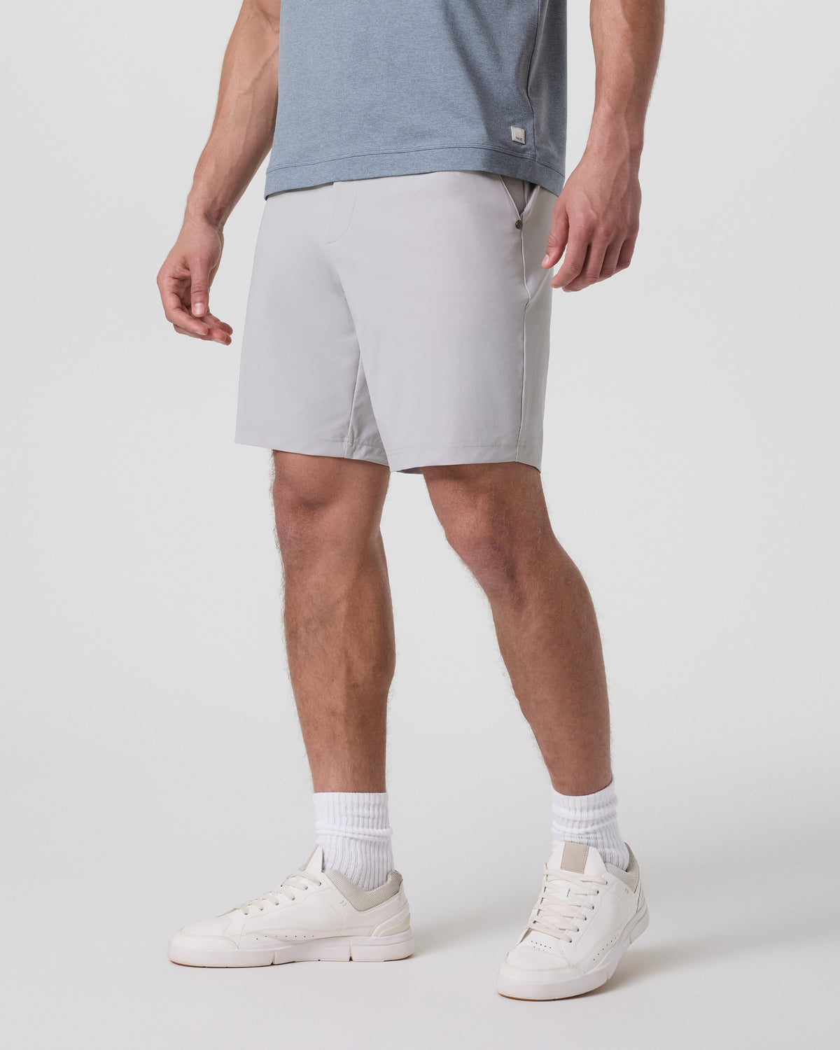 Fleet Chino Short 8" Men's Fog Shorts