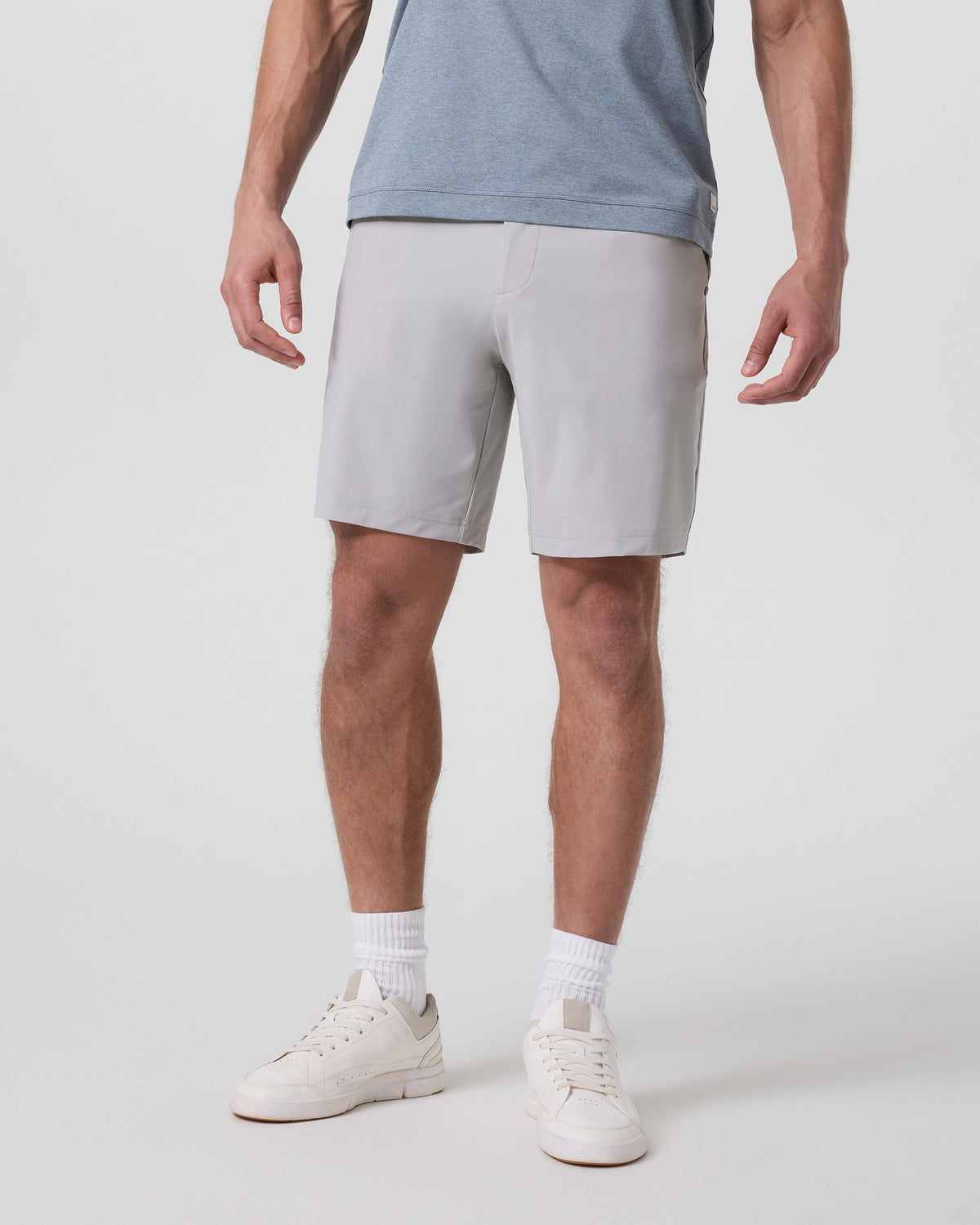 Fleet Chino Short 8" Men's Fog Shorts - Image 4