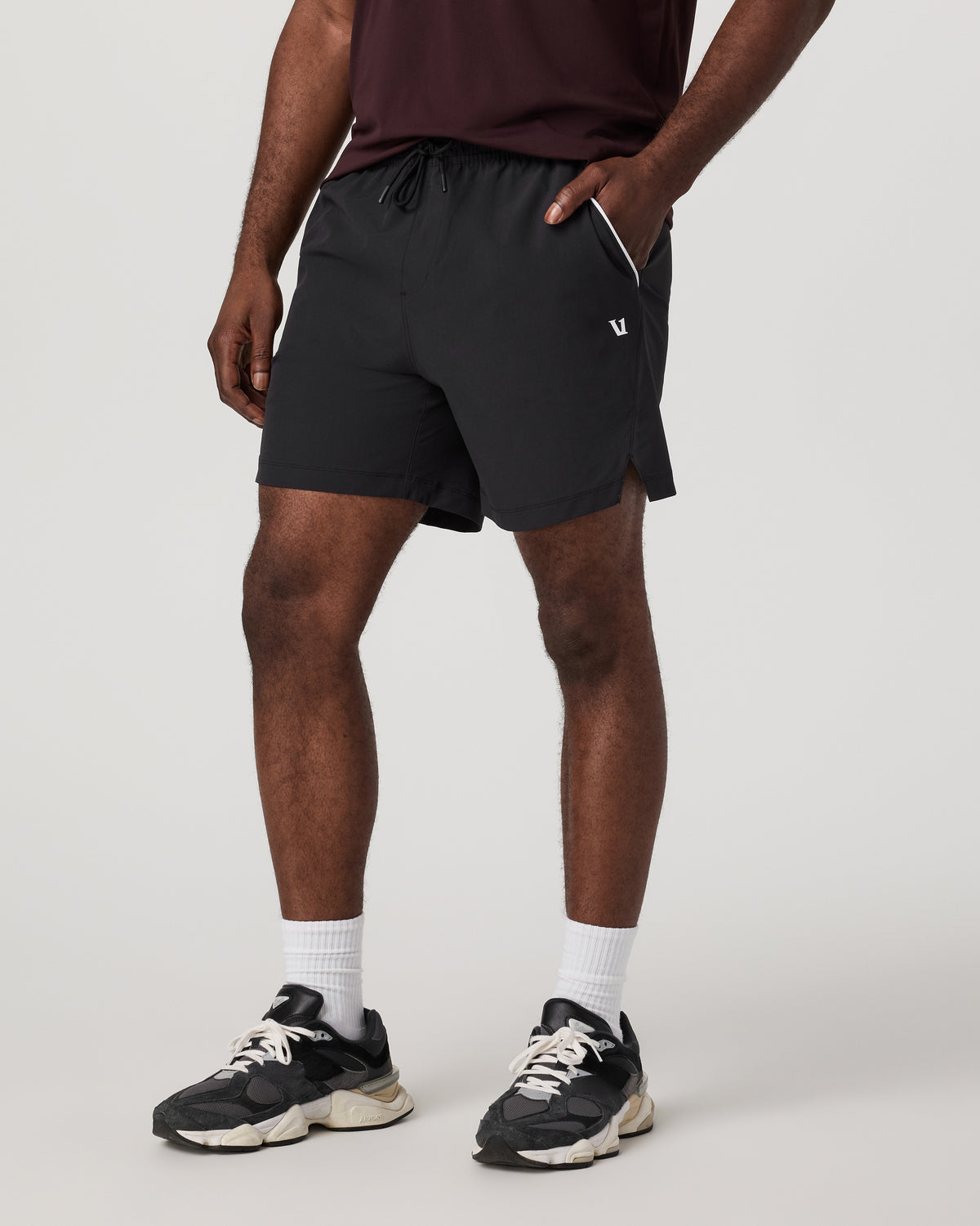 Crosscourt Short Unlined 7" Men's Black Tennis Shorts