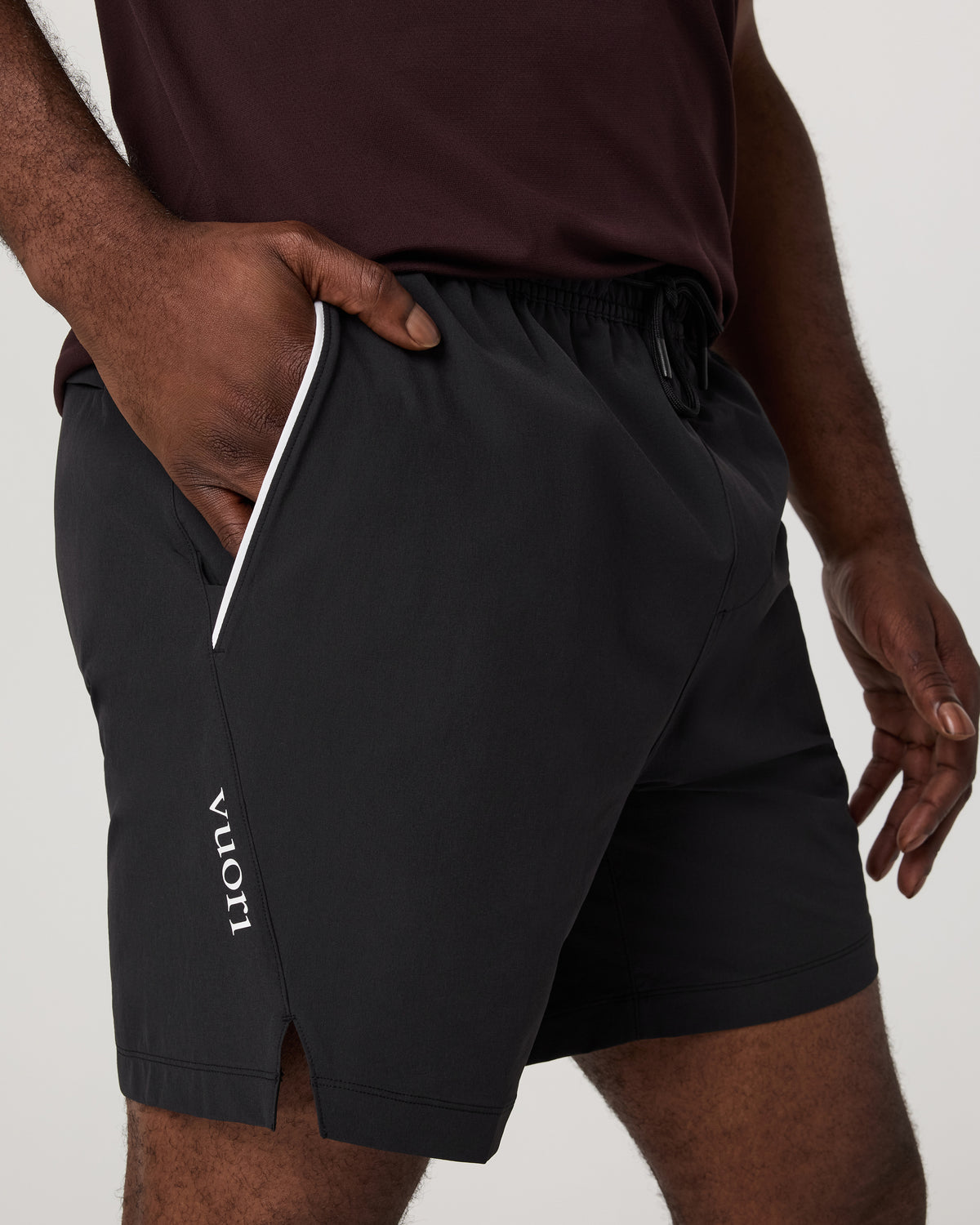 Crosscourt Short Unlined 7" Men's Black Tennis Shorts - Image 2