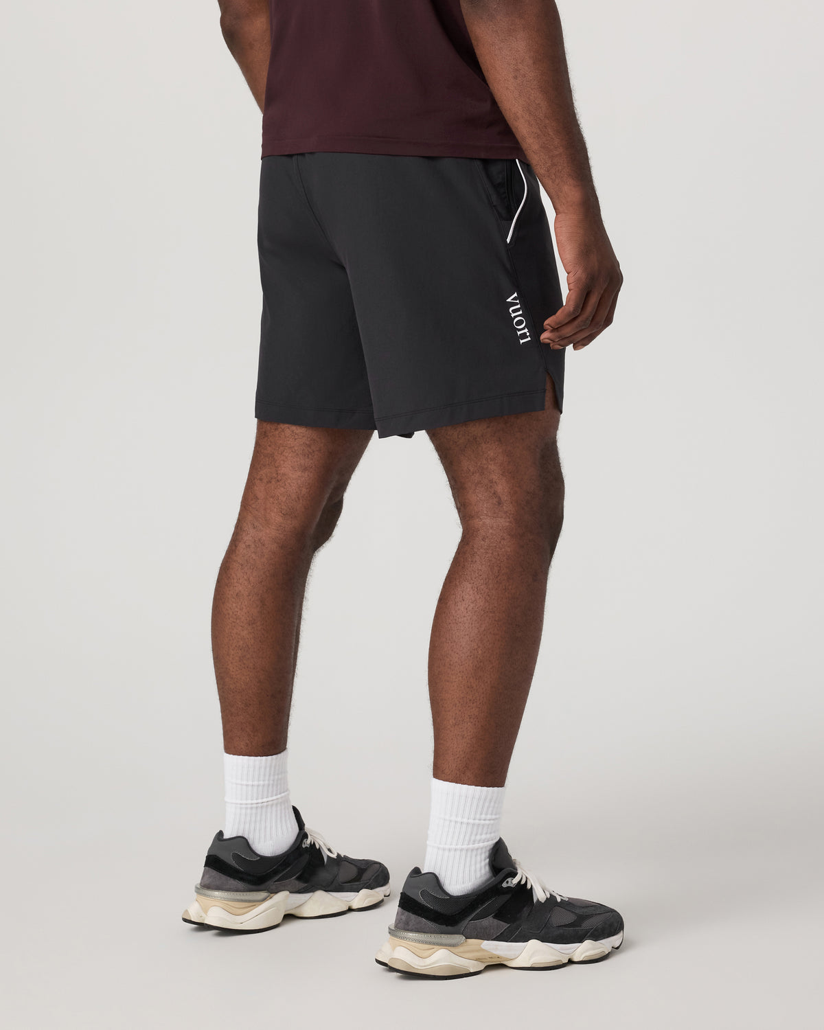 Crosscourt Short Unlined 7" Men's Black Tennis Shorts - Image 3