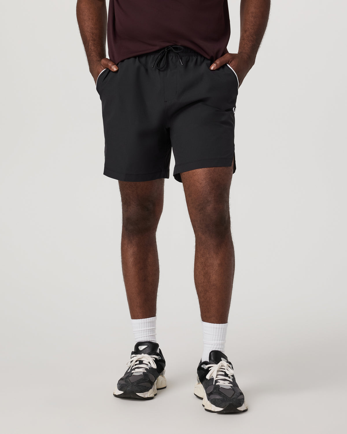 Crosscourt Short Unlined 7" Men's Black Tennis Shorts - Image 5