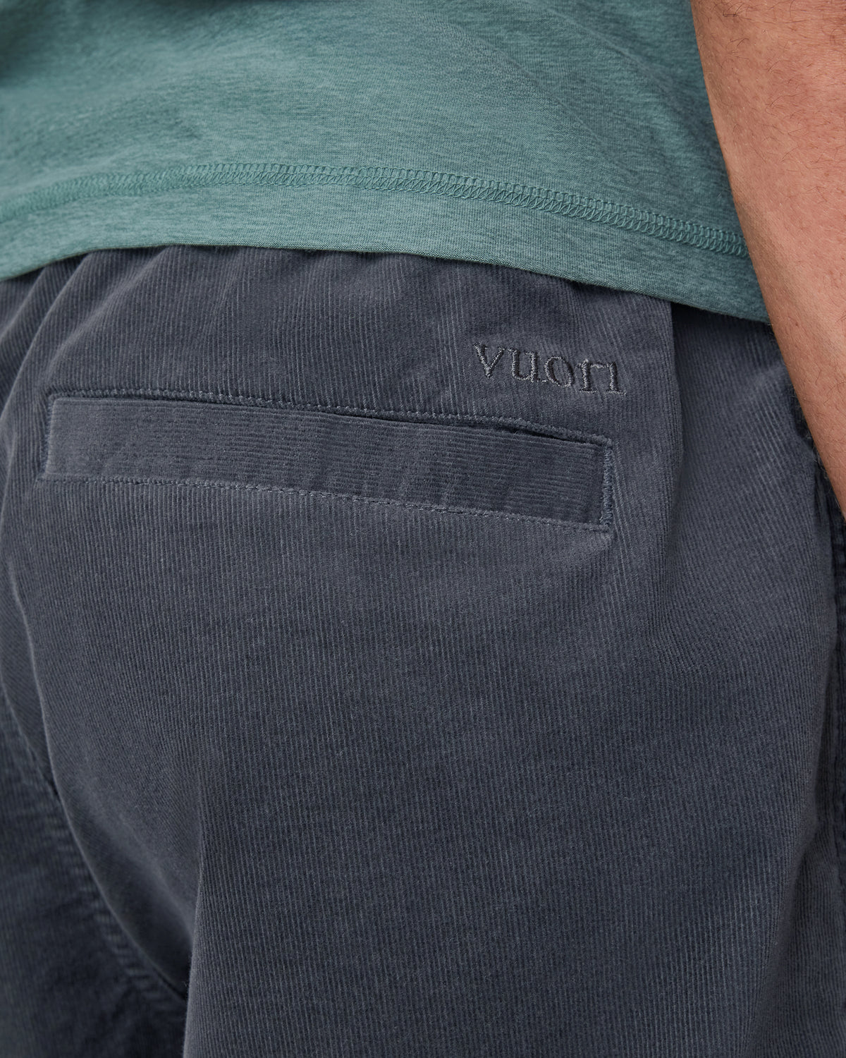Optimist Elastic Waist Short 8" Men's Charcoal Shorts - Image 2