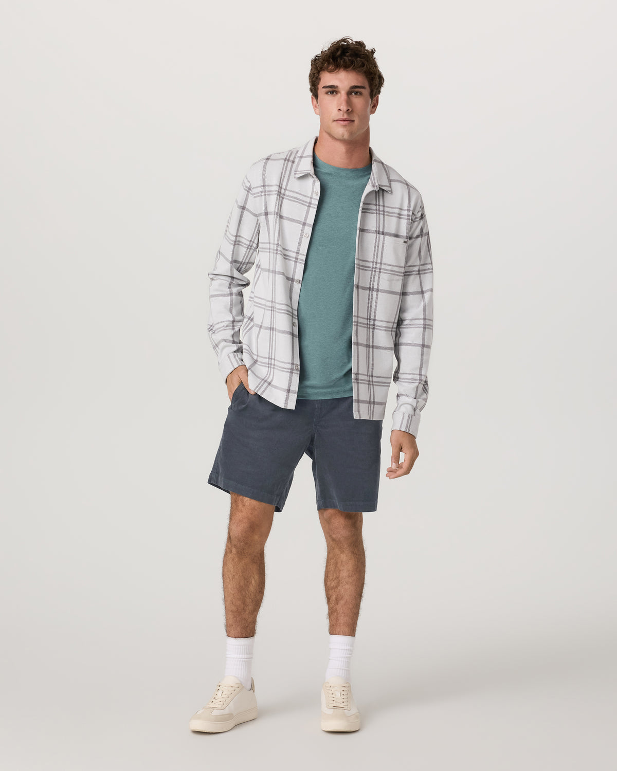 Optimist Elastic Waist Short 8" Men's Charcoal Shorts - Image 4