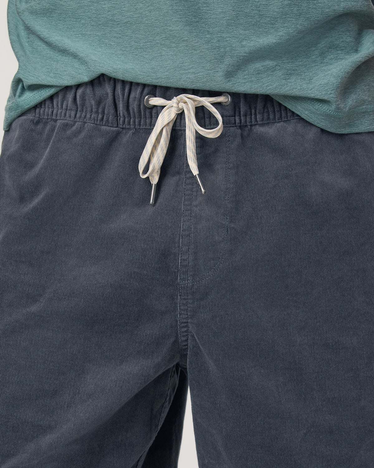 Optimist Elastic Waist Short 8" Men's Charcoal Shorts - Image 5