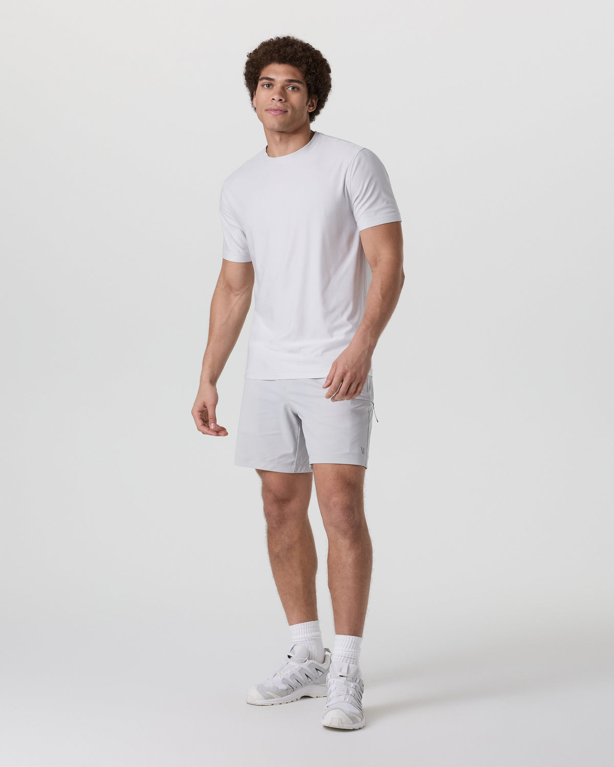 Fleet Sport Short Unlined Classic Fit 7" Sky Grey - Image 5