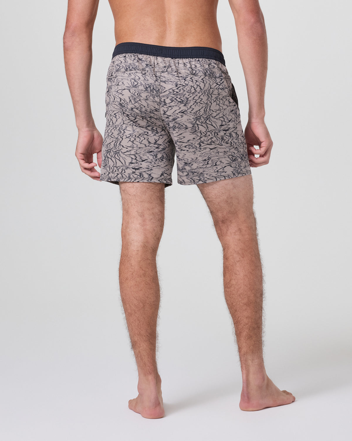 Maverick Volley Short Men's Mocha Sand Hybrid Shorts - Image 2