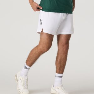 Crosscourt Short Unlined 5" Men's White Tennis Shorts
