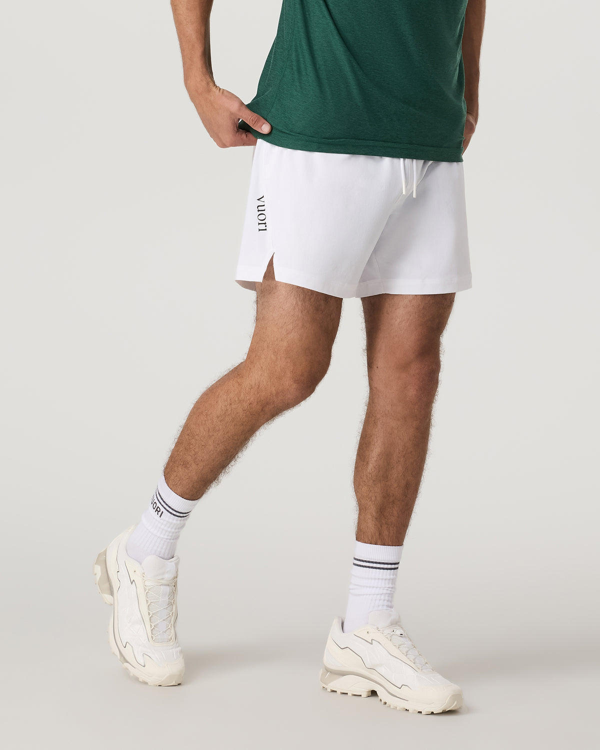 Crosscourt Short Unlined 5" Men's White Tennis Shorts
