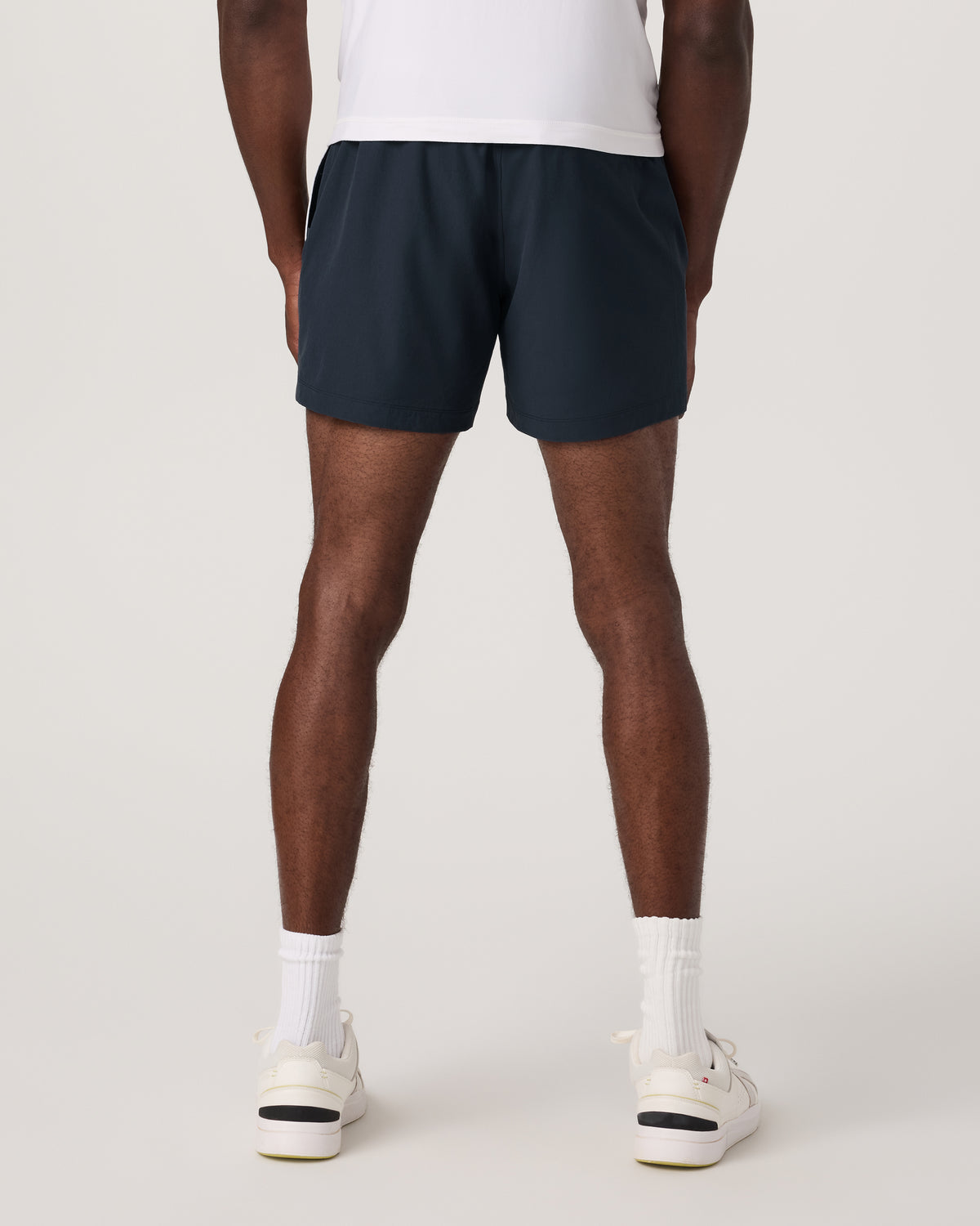 Crosscourt Short Unlined 5" Men's Navy Tennis Shorts - Image 4