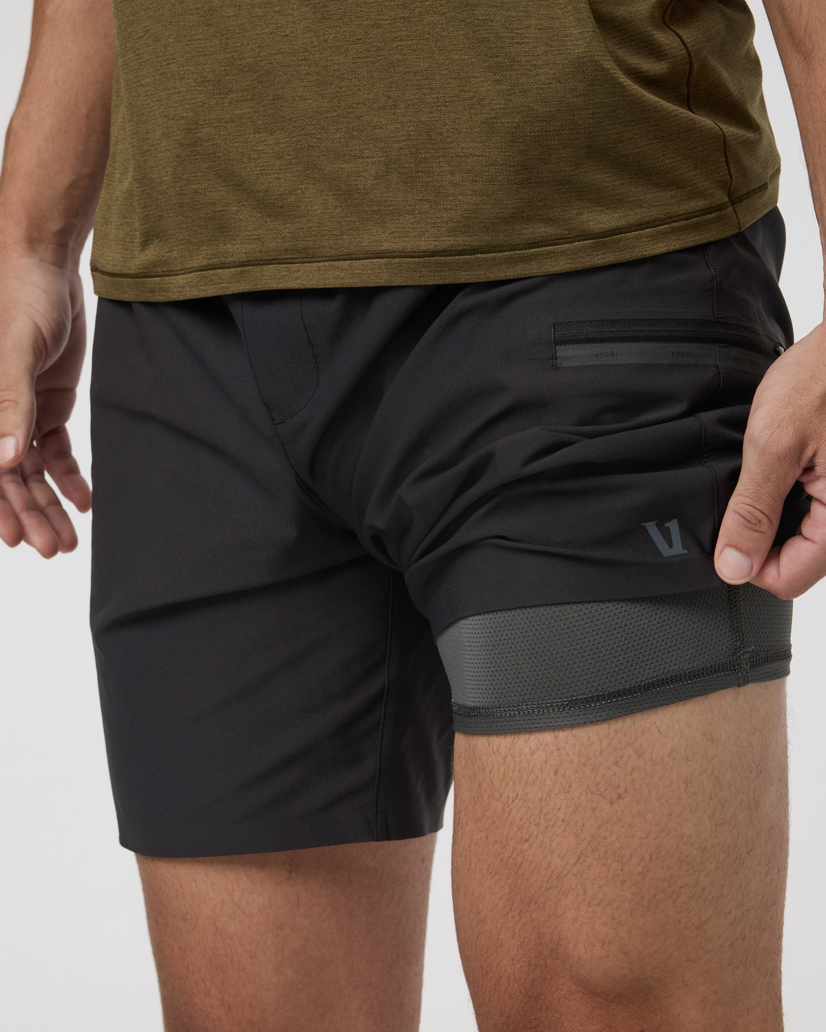 Grafton Short Lined Classic Fit 7" Black - Image 2