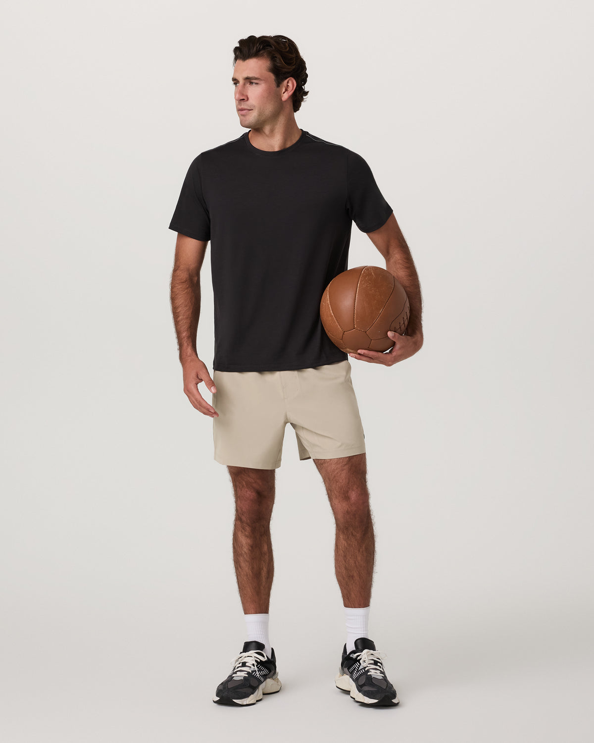 Kore Short Lined 5" Men's Toast Athletic Shorts - Image 2