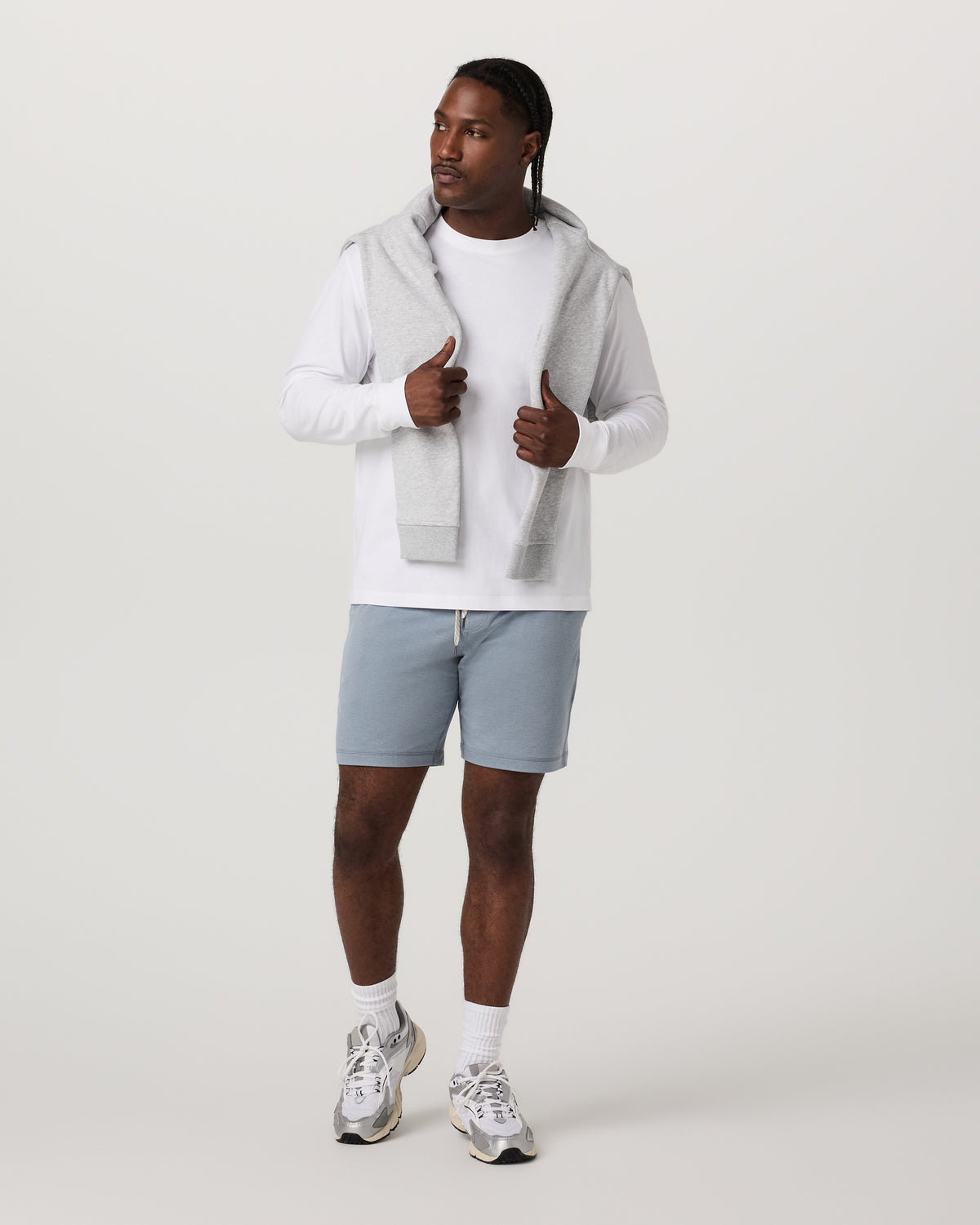 Ponto Performance Short 7" Men's Flint Heather Shorts - Image 2