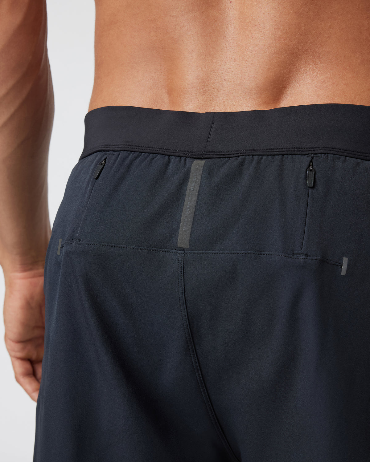 Qualify Run Short Lined 6" Men's Black Run Shorts - Image 3