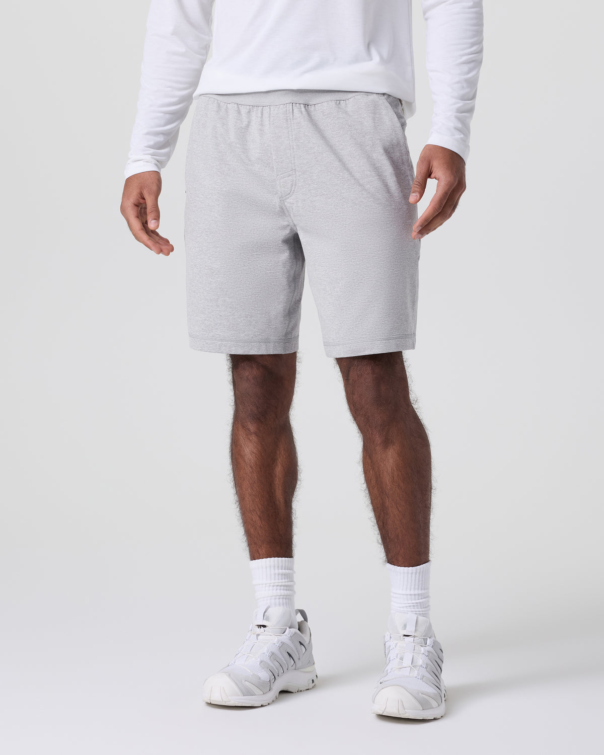 Coronado Short 8" Light Heather Grey
