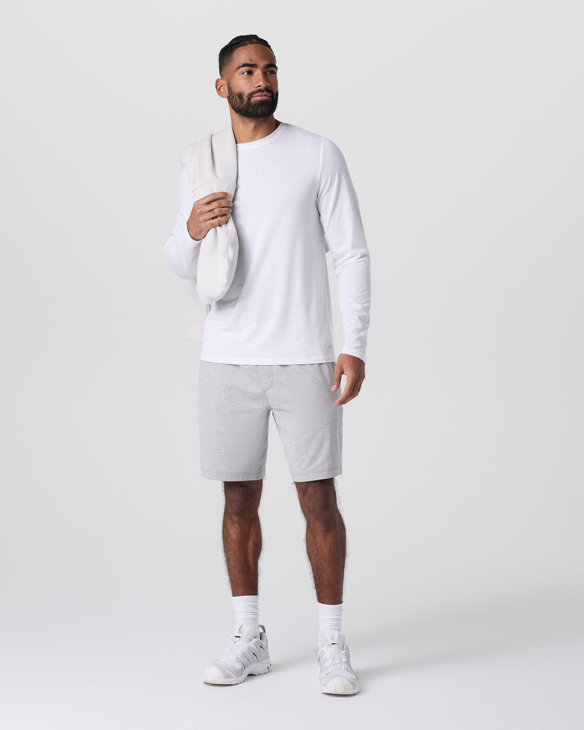 Coronado Short 8" Light Heather Grey - Image 4