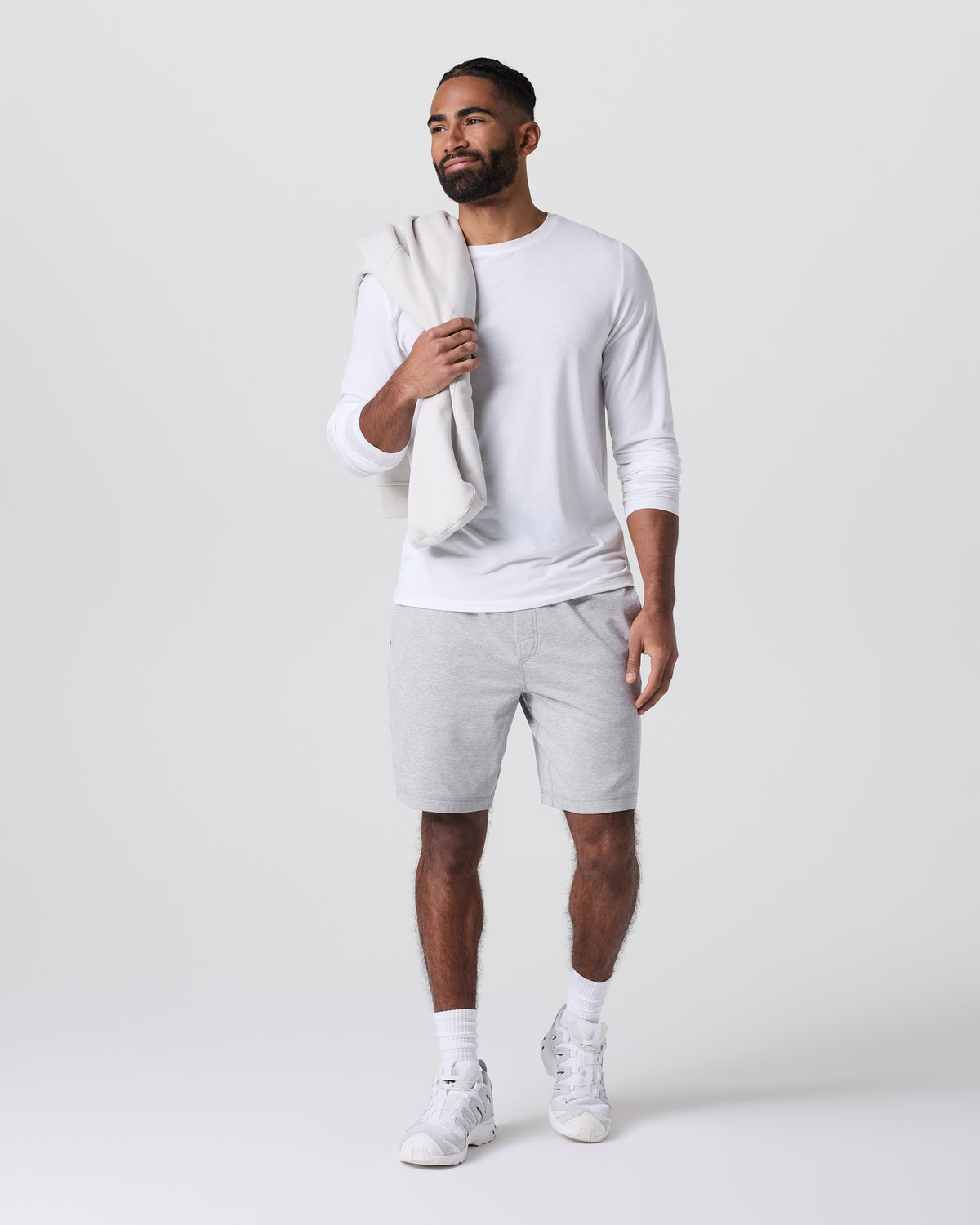Coronado Short 8" Light Heather Grey - Image 5