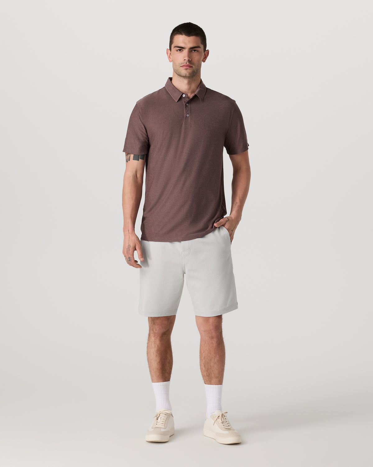 Coronado Short 8" Men's Salt Heather Lounge Bottoms - Image 3