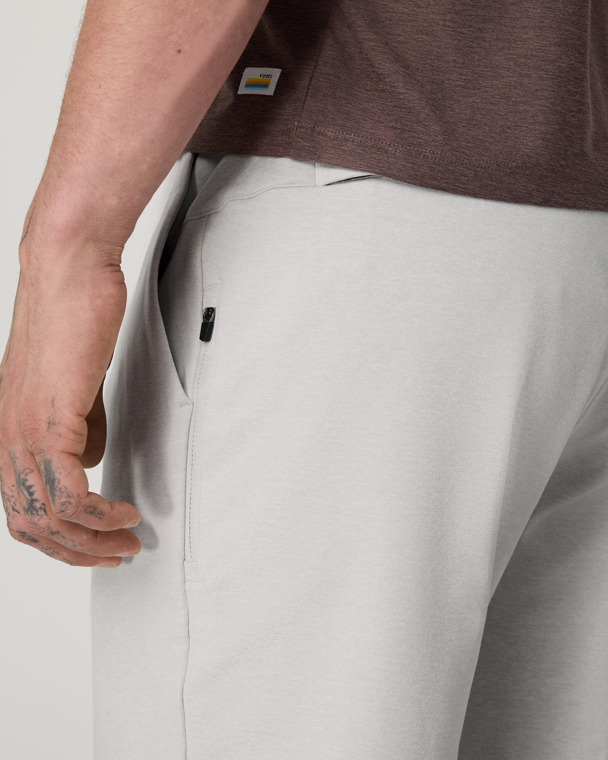 Coronado Short 8" Men's Salt Heather Lounge Bottoms - Image 4
