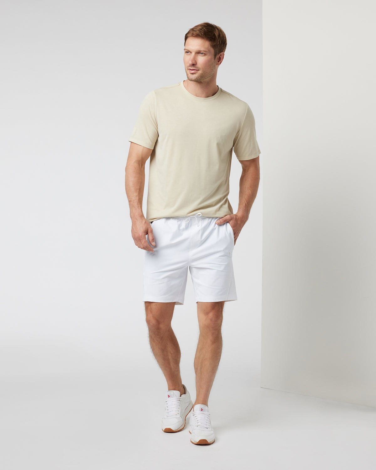 Crosscourt Short Men's White Tennis Shorts - Image 3