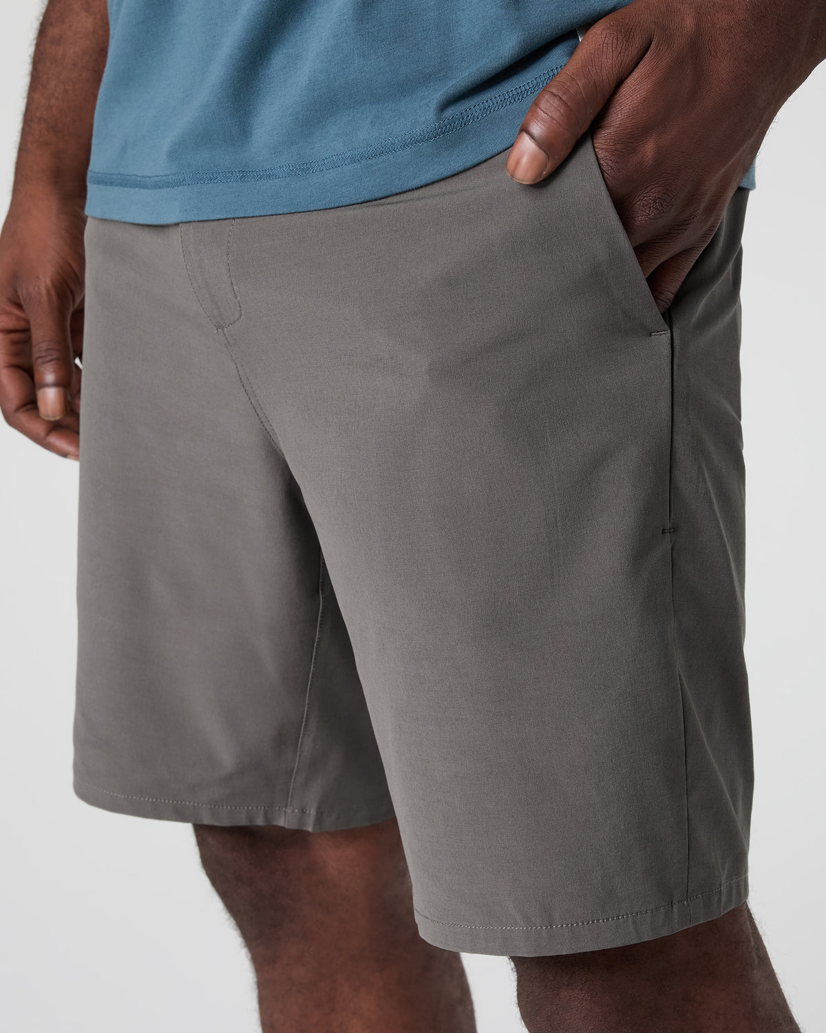 Aim Short Men's Warm Grey Tailored Shorts - Image 2