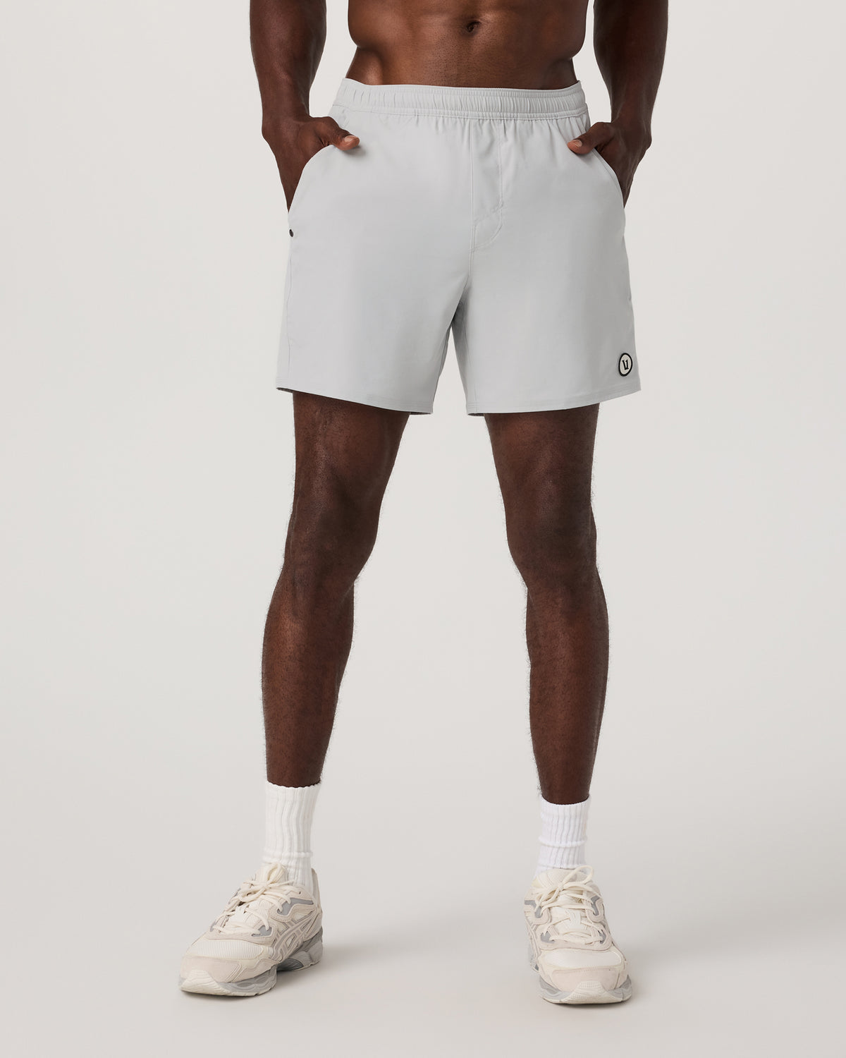 Maverick Volley Short Lined Men's Sky Grey Swim Shorts