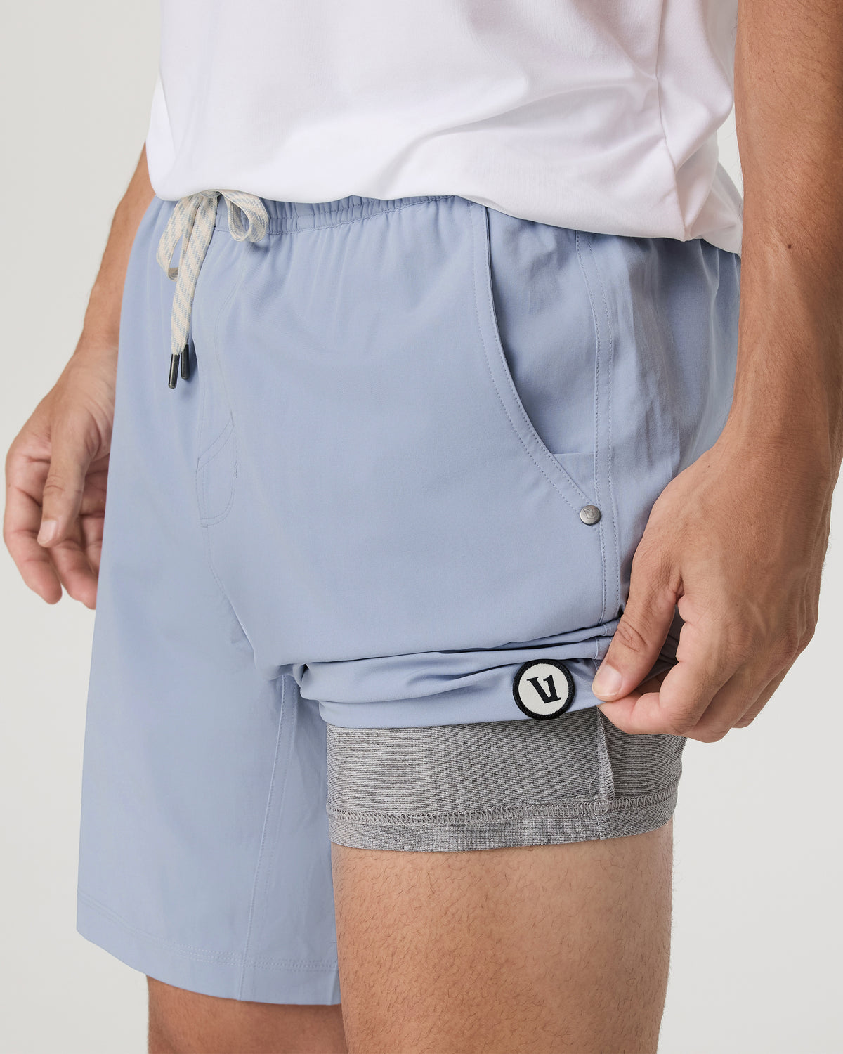 Kore Short Lined 9" Men's Blue Dusk Athletic Fit Shorts - Image 2
