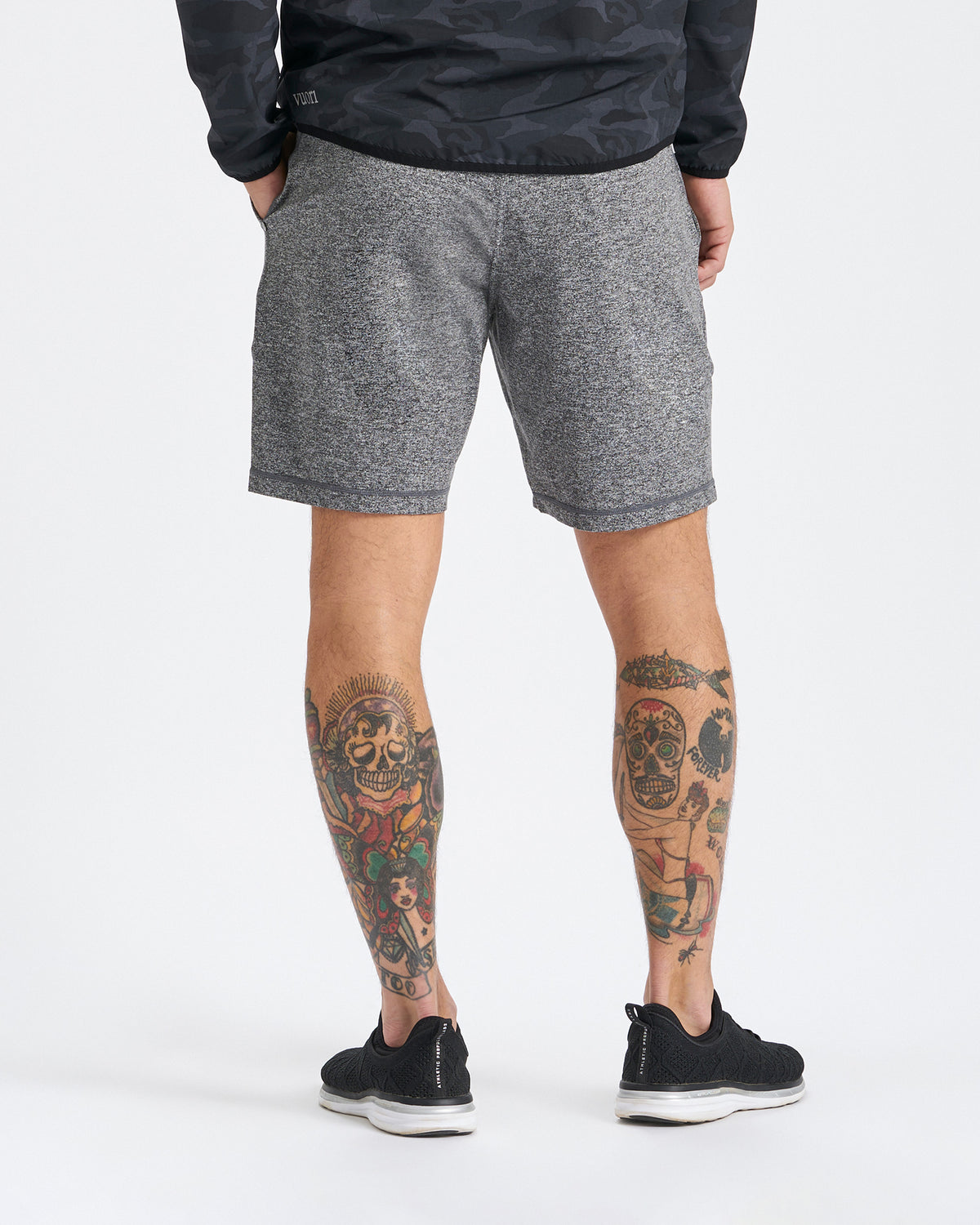 Ponto Short Men's Soft Heather Grey Shorts - Image 2