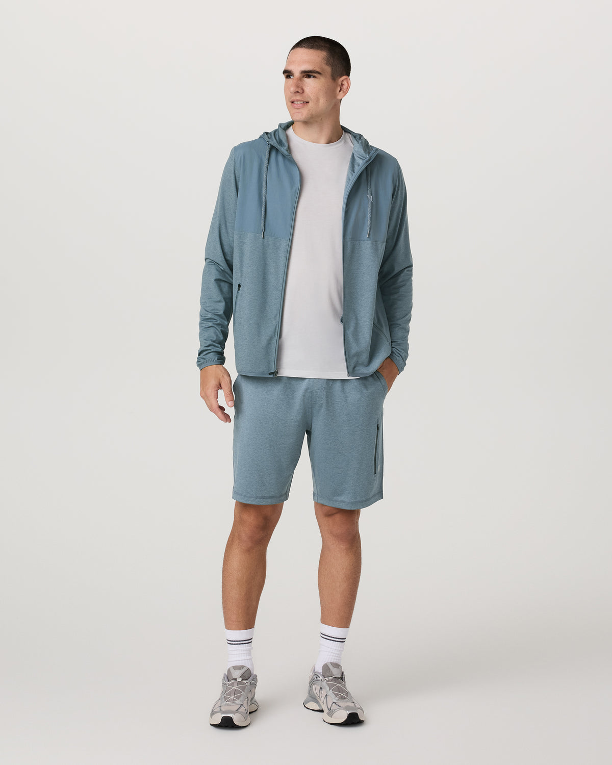 Sunday Performance Short 8" Men's Smoke Blue Shorts - Image 5