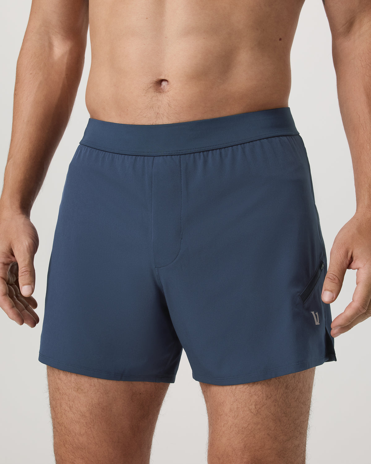 Qualify Short Lined 5" Men's Blue Coast Training Short - Image 2
