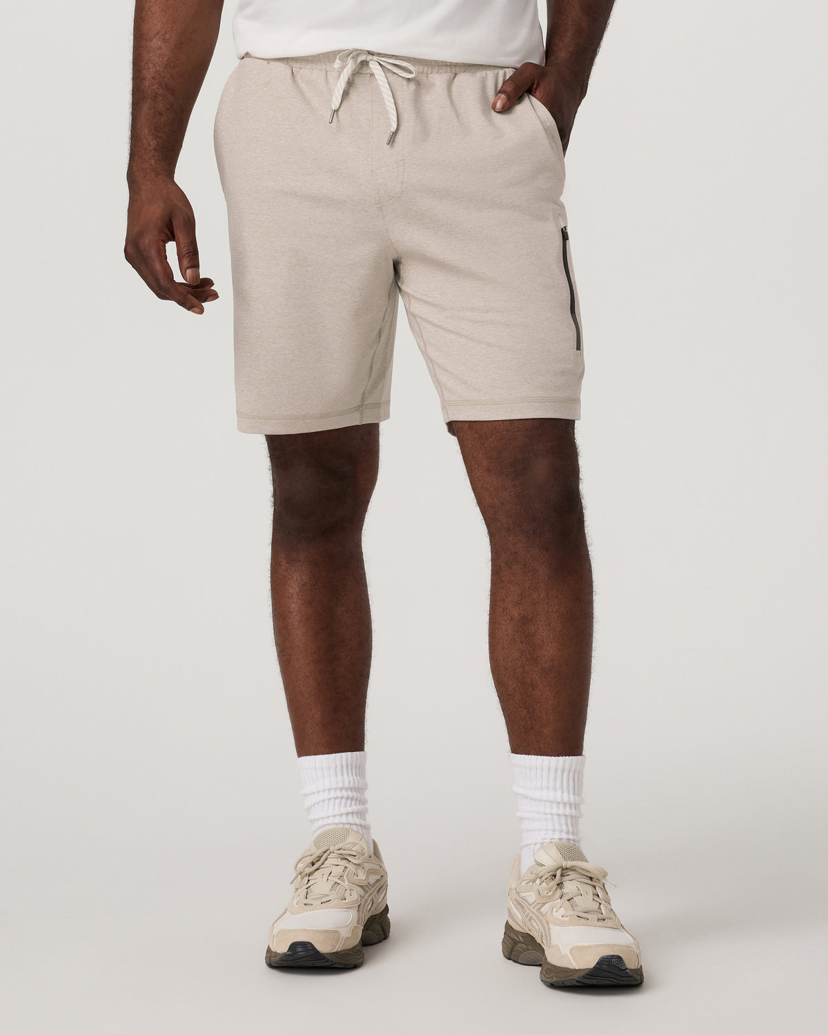 Sunday Performance Short 8" Men's Toast Heather Shorts - Image 2